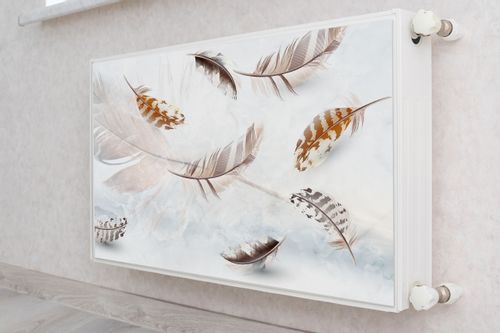 Osłona MAGNETYCZNA Na Grzejnik Pióra Styl Boho 80cm x 60cm na Arena.pl