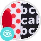 Canpol Duże lusterko kontrastowe SENSORY TOYS