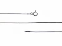 Srebrny łańcuszek linka o przekroju ośmiokątnym 50 cm srebro 925 FL011