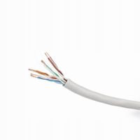 Patchcord Gembird U/UTP (UTP) CAT 6 100 m szary