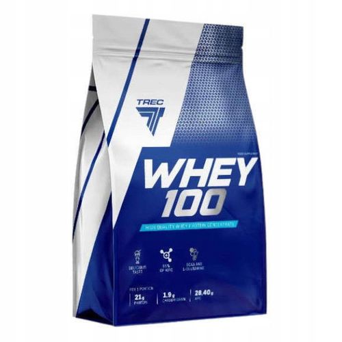 PYSZNE BIAŁKO WPC Trec Whey 100 700g PROTEINY NA MASĘ MIĘŚNIE DO TRENINGU na Arena.pl