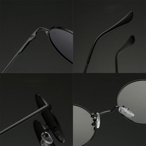 Czarne LENONKI Okulary Przeciwsłoneczne na teleskopach UV400 unisex na Arena.pl