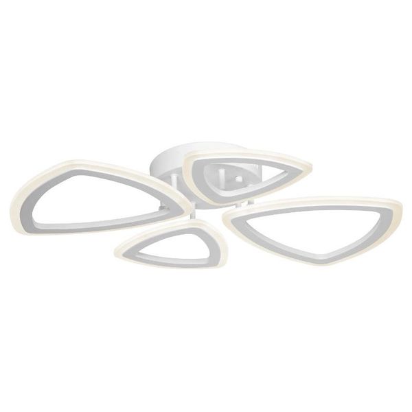 Plafon 4-punktowy W7114-2+2 WT LED 88W metalowe trójkąty białe zdjęcie 1