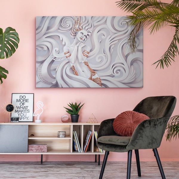 Obraz Canvas Do Sypialni Bogini Grecka MEDUZA Kobieta Efekt 3D 30cm x 20cm zdjęcie 8