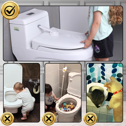 zabezpieczwnie toalety blokada przed otwarciem deski wc toaletowej nicekids na Arena.pl