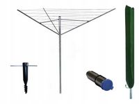 SUSZARKA OGRODOWA KOTWA POKROWIEC METALOWE OKUCIA