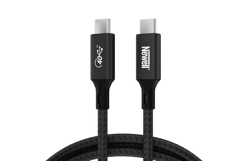 Kabel Newell USB C - USB-C 4.0 - 1 m, grafitowy zdjęcie 1