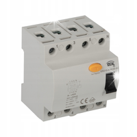 WYŁĄCZNIK RÓŻNICOWOPRĄDOWY 4P 25A AC 30mA 10kA KANLUX KRD10-4/25/30 38737