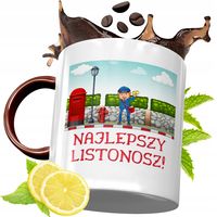 Kubek Bordowy Dla Listonosza Na Urodziny Prezent Z Nadrukiem Ze Zdjęciem