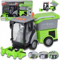 ZAMIATARKA DROGOWA ZABAWKA POJAZD ULICZNY NA BATERIE ŚWIATŁO DŹWIĘK AUTO