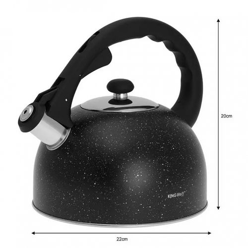 czajnik z gwizdkiem 2,6l kinghoff kh-1406 marble na Arena.pl