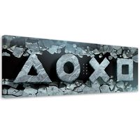 Obraz na płótnie,  Kontroler abstrakcja 90x30 90x30