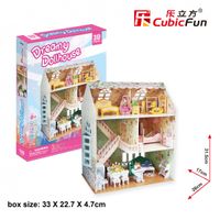 cubic fun puzzle 3d dreamy domek dla lalek 160el
