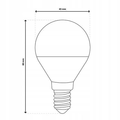 6x Żarówka LED E14 Mała Kulka 8W =80W 880lm 4000K PREMIUM LUMILED NIE na Arena.pl
