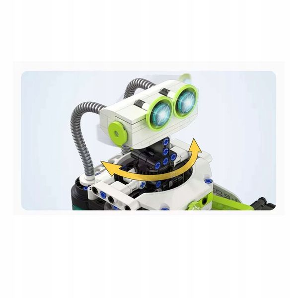 CADA KLOCKI TECHNIC ROBOT PROGRAMOWANY BOT 434EL. STEROWANY Z LED zdjęcie 14