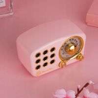 Radioodtwarzacz Feegar Retro Bluetooth różowy