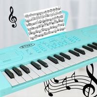 KEYBOARD ORGANY ELEKTRONICZNE PIANINKO DLA DZIECI EDUKACYJNE z mikrofonem A