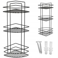 PÓŁKA ŁAZIENKOWA POD PRYSZNIC NAROŻNA ZAWIESZANA REGAŁ STOJAK 3