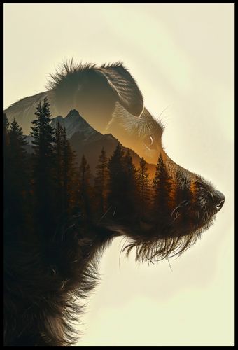 Plakat 68x101cm Psi Duch Lasu na Arena.pl