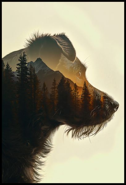 Plakat 68x101cm Psi Duch Lasu zdjęcie 2