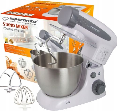 Robot planetarny Esperanza Cooking Assistant EKM024 800W 4l metalowa misa na Arena.pl