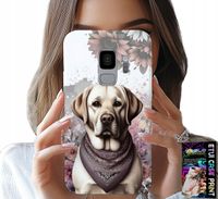 ETUI DO SAMSUNG GALAXY S9 - PIESEK PIESKI HUSKY PSIE WZORY + FOLIA