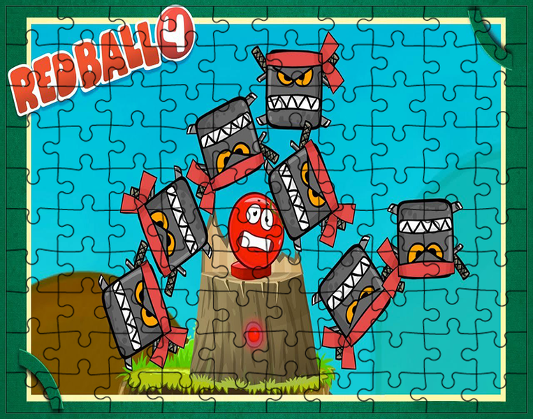 Puzzle Red Ball zdjęcie 1
