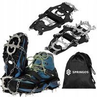 RACZKI NA BUTY KOLCE 13 ANTYPOŚLIZGOWE ŁAŃCUCHY L 41-45 TURYSTYCZNE