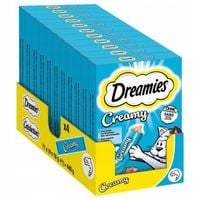 Dreamies Karma uzupełniająca dla kotów z wybornym łososiem 40 g (4 x 10 g)