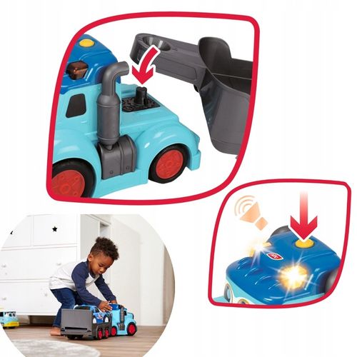 CIĘŻARÓWKA SAMOCHÓD TEDDI TRUCKER 12M+ XXL NA BATERIE PREZENT DLA CHŁOPCA na Arena.pl