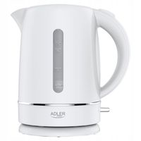 Czajnik Elektryczny Adler AD 1385 white 2200W 1,7L Płaska Grzałka Filtr