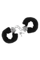black wrist handcuffs