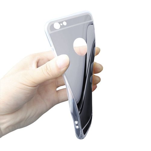 Etui Mirror TPU do iPhone 7 srebrne na Arena.pl