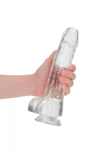 realistic dildo with balls   10/ 25,4 cm na Arena.pl