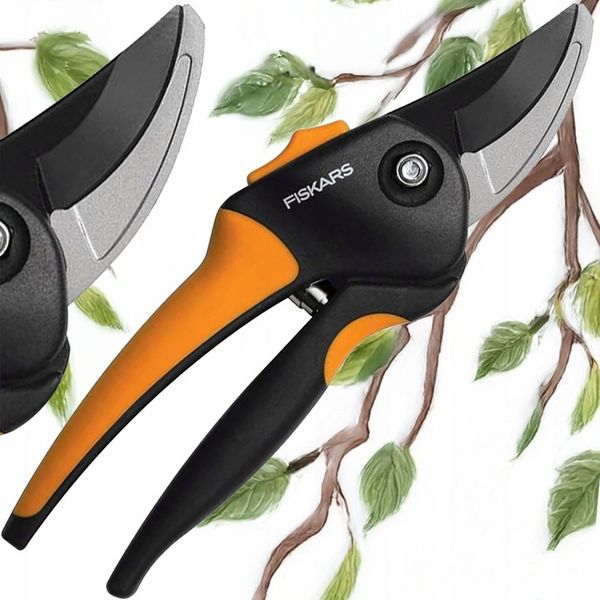 FISKARS SEKATOR NOŻYCOWY OGRODOWY DO GAŁĘZI OSTRE OTRZE M SoftGrip zdjęcie 1