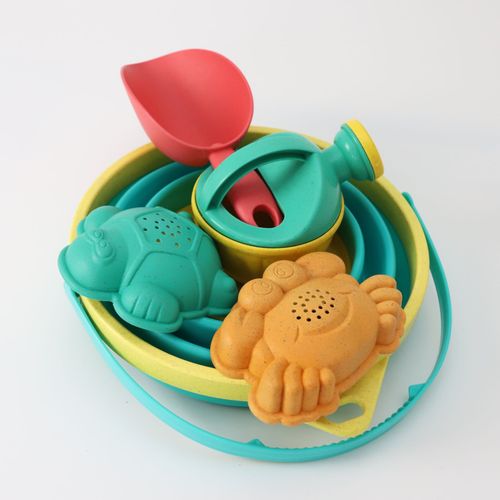 wiaderko do piaskownicy z zabawkami - zielone na Arena.pl