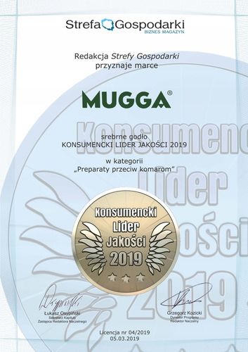 Mugga Spray 9,5% DEET 75 ml na Komary Kleszcze Moskity Preparat dla Dzieci na Arena.pl