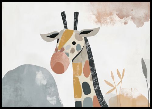 Plakat 84,1x59,4cm Żyrafa Bambino na Arena.pl