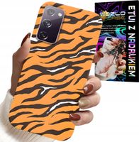 ETUI DO SAMSUNG GALAXY S20 FE - PLECKI W TYGRYSIE PASKI POKROWIEC +SZKŁO