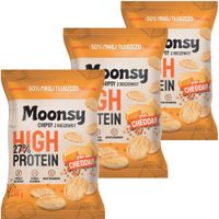 Eurowafle Moonsy Chipsy z soczewicy sera cheddar 60 g x 3 sztuki