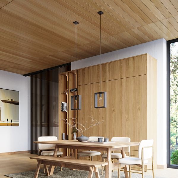 Lampa wisząca ARIES wenge zdjęcie 14