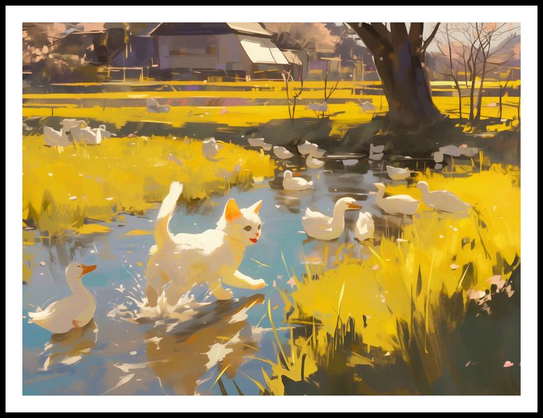 Plakat 100x75cm Słońce na Wsi zdjęcie 3