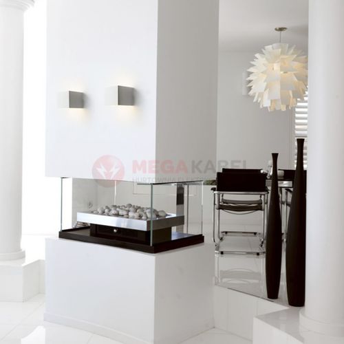 Lampa ścienna kinkiet szkło CUBE silver 5267 na Arena.pl