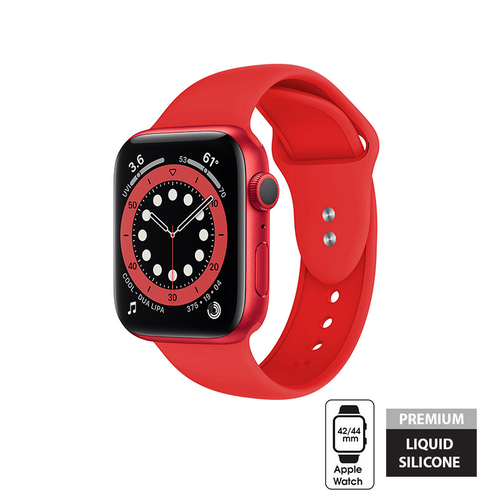Pasek do Apple Watch 42/44 mm (czerwony) na Arena.pl