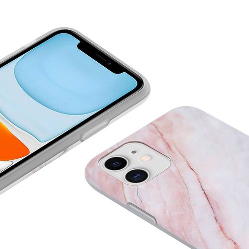 Crong Marble Case – Etui iPhone 11 (różowy) na Arena.pl