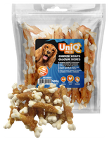 UNIQ PETS Przysmak dla psa kurczak wapniowe kostki - przekąska 500g