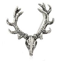 SREBRNA PROSZKA JELEŃ PRÓBA SREBRA 925 POROŻE