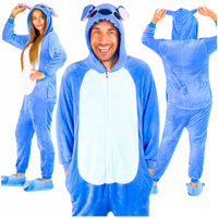 Piżama kombinezon kigurumi damska męska przebranie strój stitch prezent L