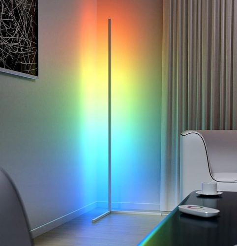 LAMPA podłogowa LED narożna APLIKACJA 140CM STOJĄCA RGB CCT + pilot na Arena.pl