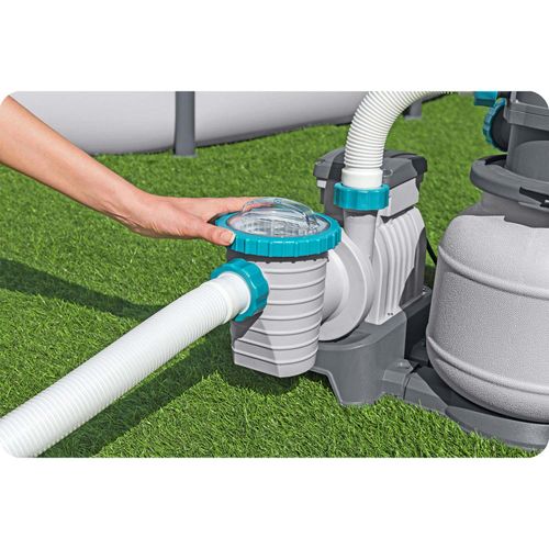 Pompa piaskowa do basenów + kulki filtracyjne 6056 l/h Bestway 58497 na Arena.pl